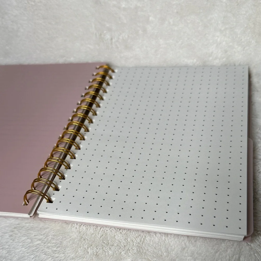 Enjoy the Little Things Spiral Journal Doodle Sketch Notebook Lines, Dots, Blank